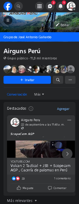 Facebook AirgunsPerú